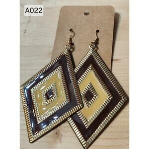 Big triangles  earring